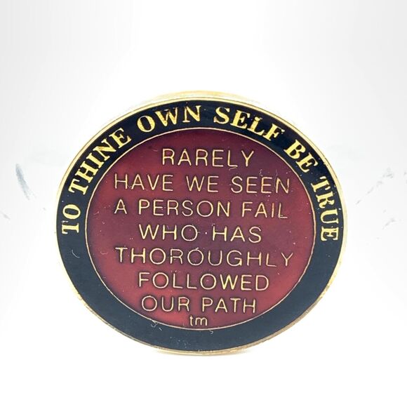Sobriety Anniversary coin enamel Dr. Bob and Bill W. 23 Years - Picture 2 of 4